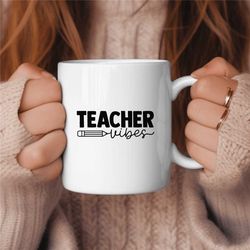 Teacher Coffee Mug, Middle School Teacher Gift, Elementary Teacher Gift, Cute Teacher Gift 11