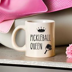pickleball mug, pickleball gift, funny pickleball gifts, pickleball queen, pickleball gift for her him, pickleball prese