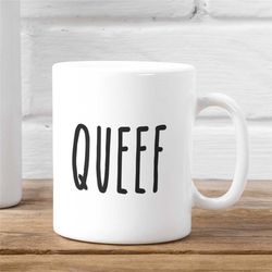 queef rae dunn parody mug