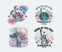 home of the free america 1776 svg svg png bundle