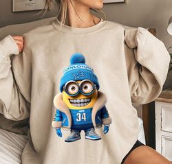 minions x detroit lions football team shirt