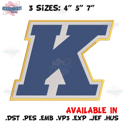 kent state university logo embroidery design, ncaa embroidery,sport embroidery,logo sport embroidery - embroidery store