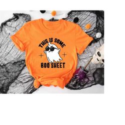 halloween ghost shirt, funny halloween shirt, boo sheet shirt, scary shirt, spooky season shirt, halloween costume , cut