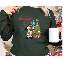 its the most magical time of the year, christmas mickey sweatshirt, disney christmas shirt, christmas trip shirt, disne