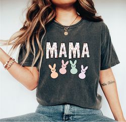 happy easter day shirt, peeps mama shirt, mother gifts unisex crewneck shirt, a210