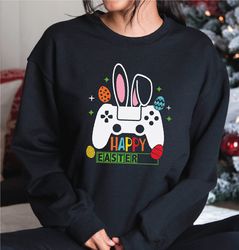 retro easter gamer sweatshirt, happy easter day sweatshirt, easter loading sweatshirt and hoodie, a253