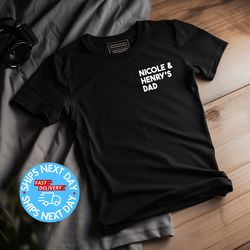 custom fathers day gift, gift from daughter to dad, husband gift, funny dad shirt, kids names gift