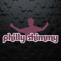 retro philly shimmy baseball player svg