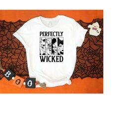 perfectly wicked shirt, disney halloween shirt, halloween family shirt, disney trip shirt, funny halloween shirt, hallow