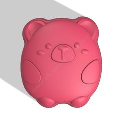 cute bear stl file for 3d printing