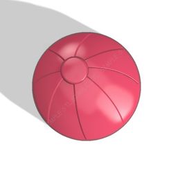 inflatable beach ball stl file for vacuum forming and 3d print