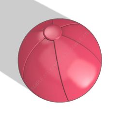 inflatable beach ball stl file for vacuum forming and 3d printing