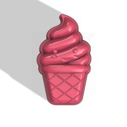 ice cream cone stl file for vacuum forming and 3d printing