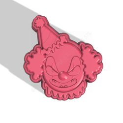 bad clown stl file for vacuum forming and 3d printing