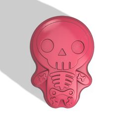 cute skeleton stl file for vacuum forming and 3d printing