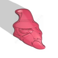 little witch on a broomstick stl file for vacuum forming and 3d printing