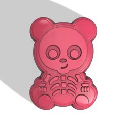 skeleton bear stl file for vacuum forming and 3d printing