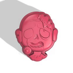 zombie stl file for vacuum forming and 3d printing