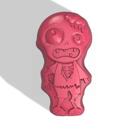 zombie stl file for vacuum forming and 3d printing 1