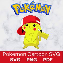 pokemon png, pokemon svg, pikachu svg, pokemon clipart, pokemon birthday, cricut, and silhouette