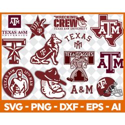 big svg bundle, digital download, texas a&m aggies svg, texas a&m aggies png, texas a&m aggies logo