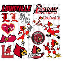 louisville cardinals, louisville cardinals svg, louisville cardinals clipart, louisville cardinals cricut, football svg,