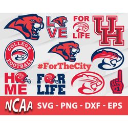 houston cougars, houston cougars svg, houston cougars clipart, houston cougars cricut, football svg, ncaa