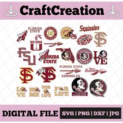 digital download, florida state seminoles svg, florida state seminoles clipart, florida state seminoles logo