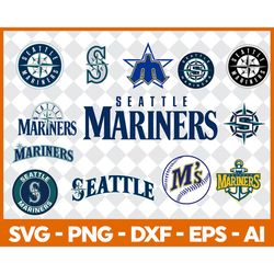 bundle seattle mariners svg, seattle mariners svg, bundle mlb svg, baseball svg, mlb svg, baseball bundle svg, sport