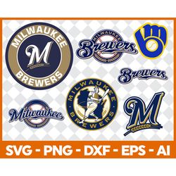 bundle milwaukee brewers svg, milwaukee brewers svg, bundle mlb svg, baseball svg, mlb svg, baseball bundle svg, sport