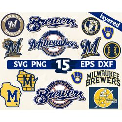 bundle milwaukee brewers svg, milwaukee brewers svg, bundle mlb svg, baseball svg, mlb svg, baseball bundle svg, sport