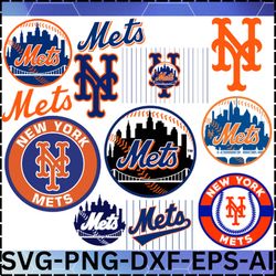 bundle new york mets svg, new york mets svg, bundle mlb svg, baseball svg, mlb svg, baseball bundle svg, sport bundle