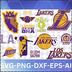 lakers bundle svg, sport svg, los angeles lakers svg,los angeles lakers svg, los angeles lakers logo vector, la lake