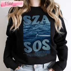 vintage sza sweatshirt sos album tracklist gift for fans, custom shirt