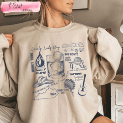 vintage tyler childers songs music collage sweatshirt western style, custom shirt