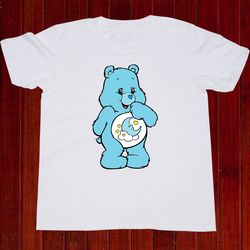 bedtime bear t shirt care bears t shirt cute bear tshirt bear shirt teddy bear tee original care bear shirt birthday t s