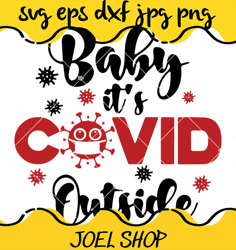 baby its covid outside svg  christmas svg  xmas svg