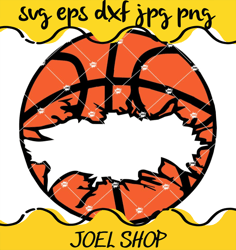 basketball svg, split name frame svg, basketball name svg