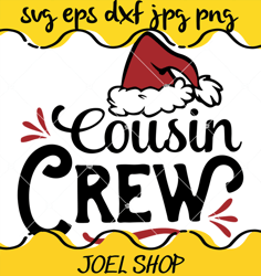 cousin crew svg, family matching svg, christmas svg