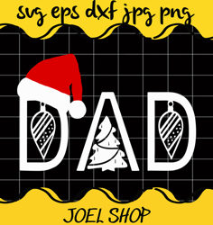 dad christmas svg, dad svg, christmas svg, eps, png, dxf, premium qual