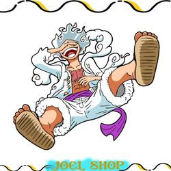 luffy nika one piece svg anime design