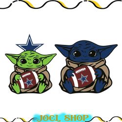 dallas cowboys baby yoda nfl svg, sport svg, football svg