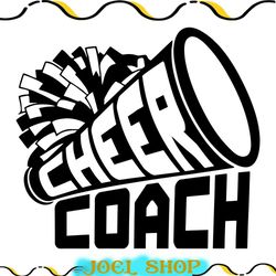 cheer coach svg, college coach svg, cheerleading svg