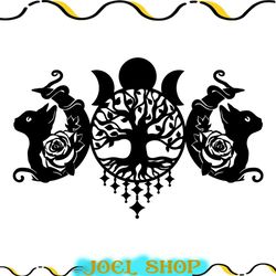 tree of life svg, wicca svg, witchcraft svg