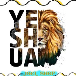 lion yeshua png design, christian png instant download, yeshua shirt sublimation design png, faith black king png