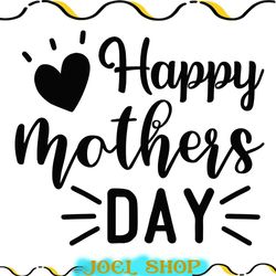 happy mother day svg silhouette file