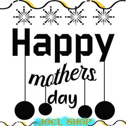 happy mother day celebration svg
