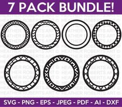 circular frame svg bundle, circular frames, round frames, circle svg, round svg, frame svg, border svg