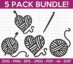 crochet mini svg bundle, crochet svg, heart crochet, hook svg, yarn svg,thread svg,craftroom sign svg sewing svg,silhoue