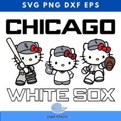 hello kitty chicago white sox baseball